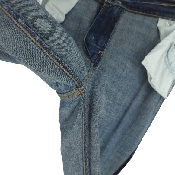 Levi Boyfriend Mid Rise Jeans Dark Blue Wash Classic 32 - Picture 16 of 16